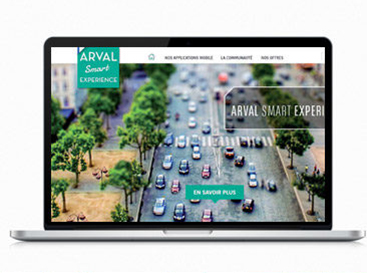 Digital design freelance intranet arval